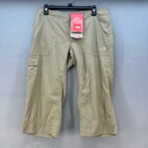 NWT The North Face Pants Women's 8 Dune Beige Capri  UPF 30 Gorpcore Hiking Gear